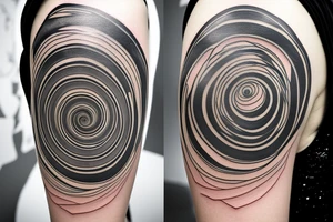 Hilma af klint inspired tattoo for underarm tattoo idea