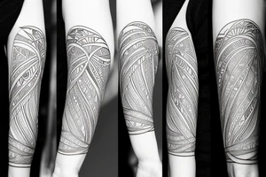 Hilma af klint inspired tattoo for underarm tattoo idea