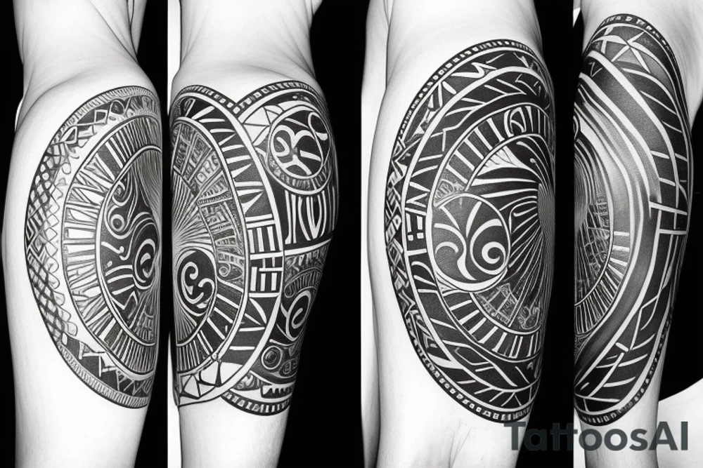 Hilma af klint inspired tattoo for underarm tattoo idea
