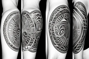 Hilma af klint inspired tattoo for underarm tattoo idea