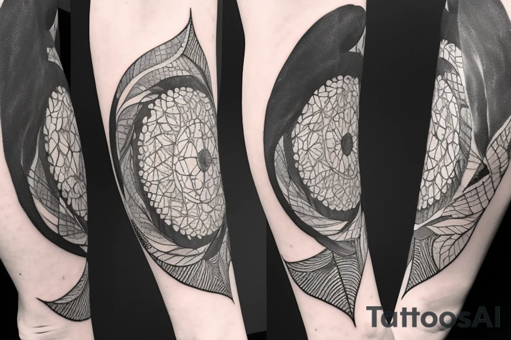 Hilma af klint altar piece painting inspired tattoo for underarm tattoo idea