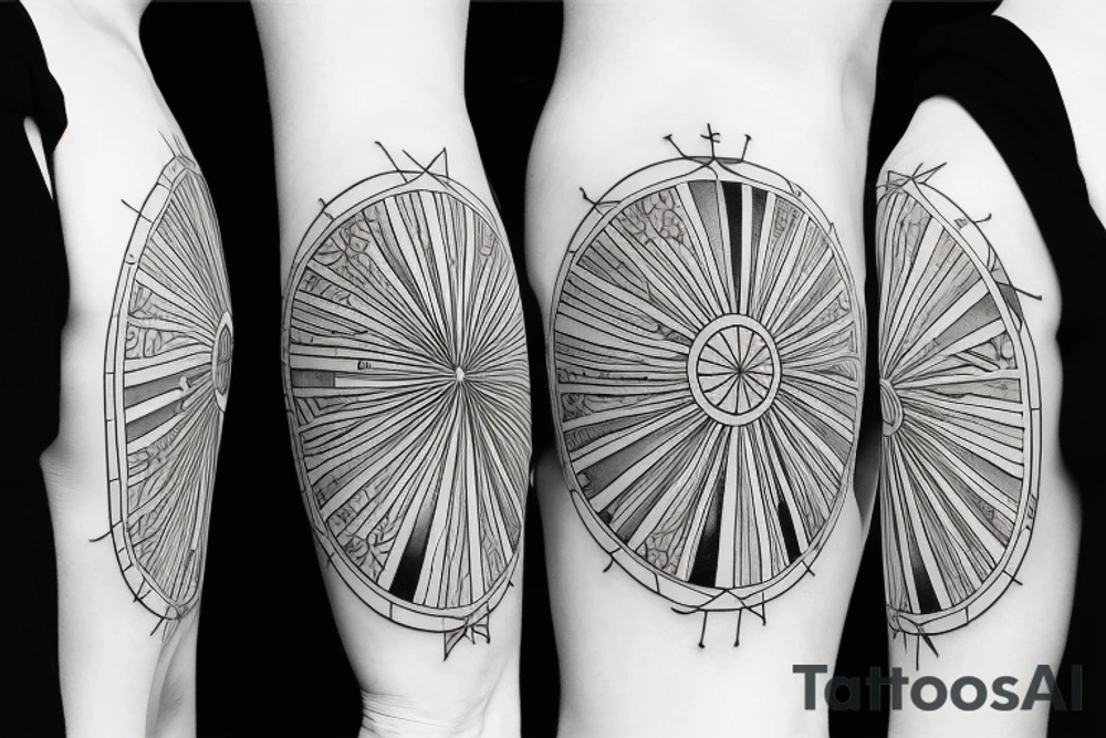 Hilma af klint altar piece painting inspired tattoo for underarm tattoo idea