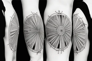 Hilma af klint altar piece painting inspired tattoo for underarm tattoo idea