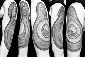 Hilma af klint altar piece painting inspired tattoo for underarm tattoo idea