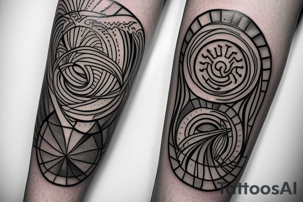 Hilma af klint "altar piece" tattoo for underarm tattoo idea