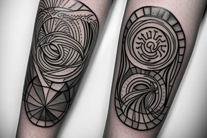 Hilma af klint "altar piece" tattoo for underarm tattoo idea