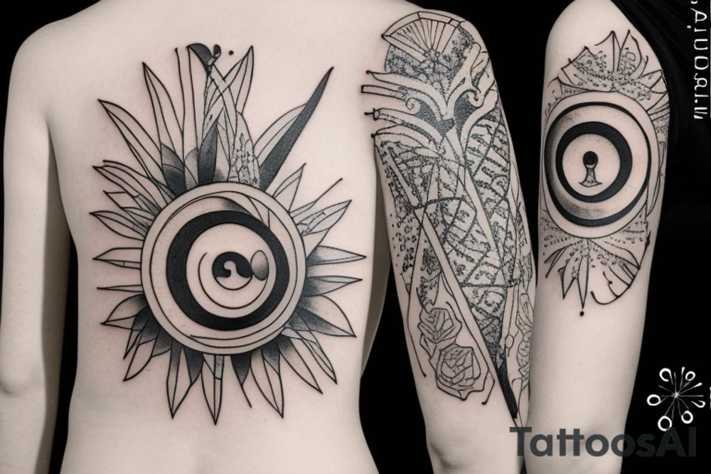 Hilma af klint "altar piece" tattoo for underarm tattoo idea