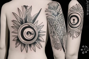 Hilma af klint "altar piece" tattoo for underarm tattoo idea