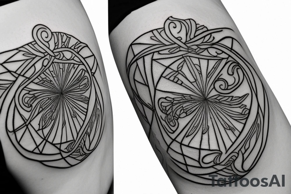Hilma af klint rebirth tattoo for underarm tattoo idea