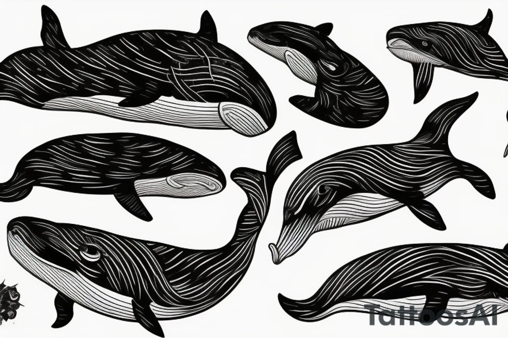 Whale tattoo idea