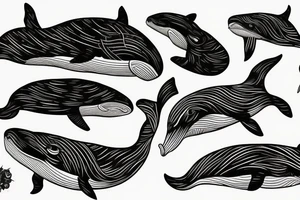 Whale tattoo idea