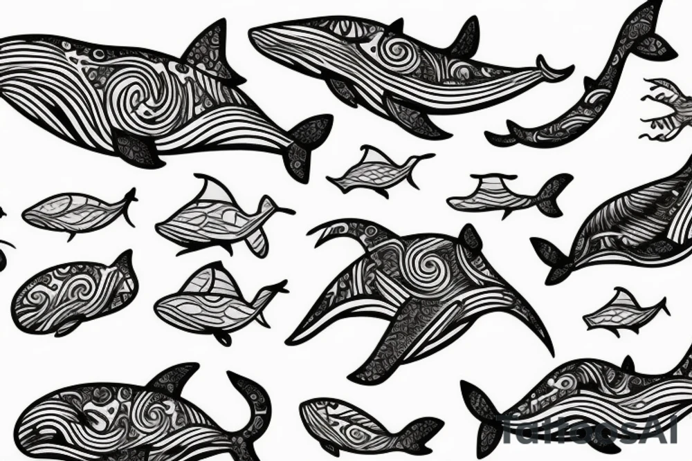 Whale tattoo idea