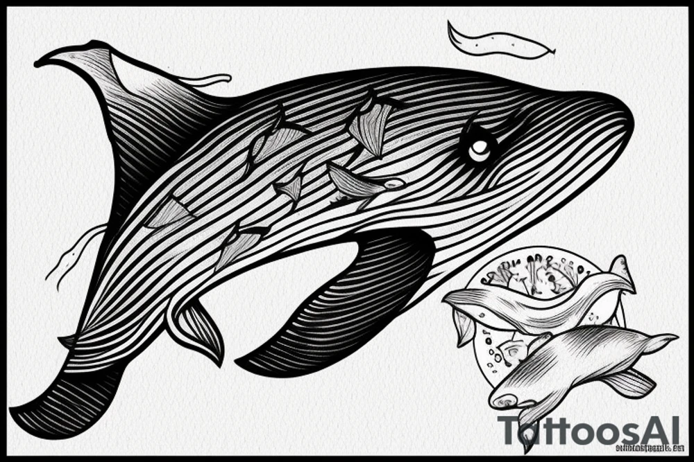 Whale tattoo idea