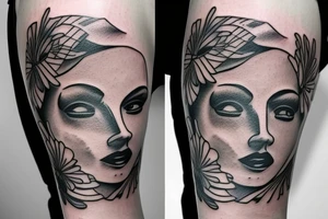 Beautiful happy cover up tattoo for underarm tattoo idea
