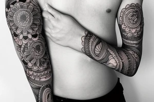 Beautiful happy cover up tattoo for underarm tattoo idea