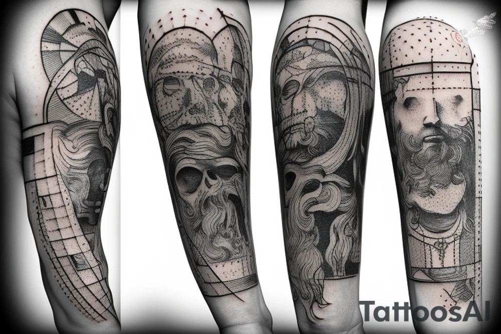 da vinci, atlas, marcus aurelios tattoo idea
