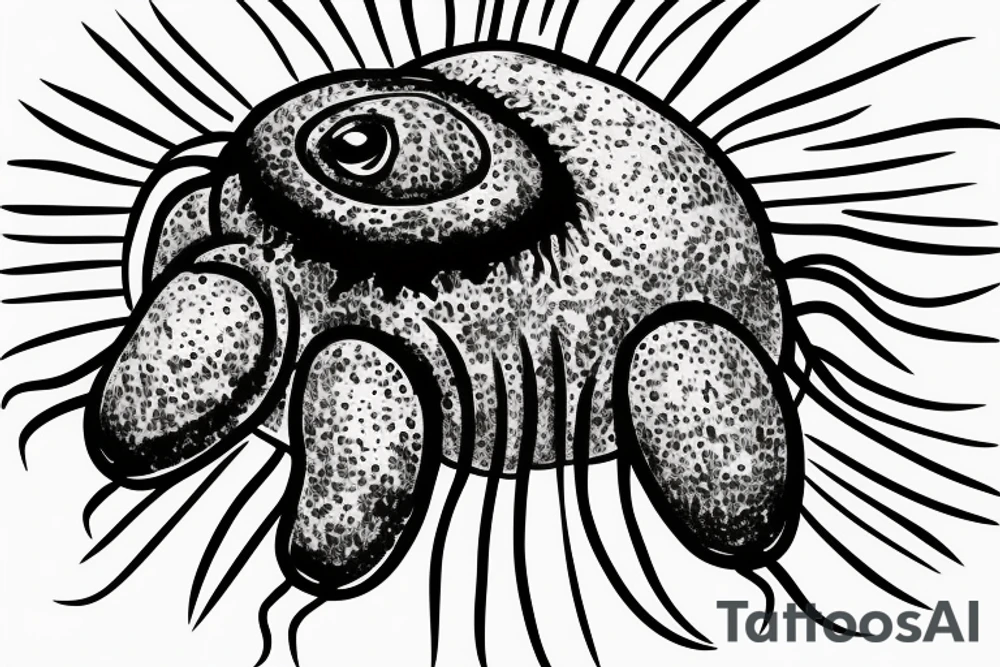 A dung beetle holding the sun tattoo idea