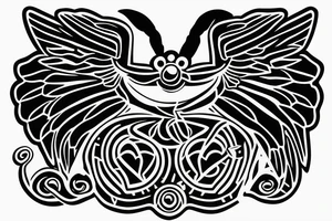 The Egyptian symbol of the dung beetle, wings out, holding up the sun. tattoo idea