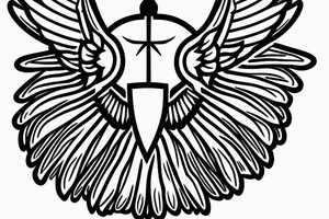 The Egyptian symbol of the dung beetle, wings out, holding up the sun. tattoo idea