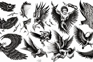 Icarus tattoo idea