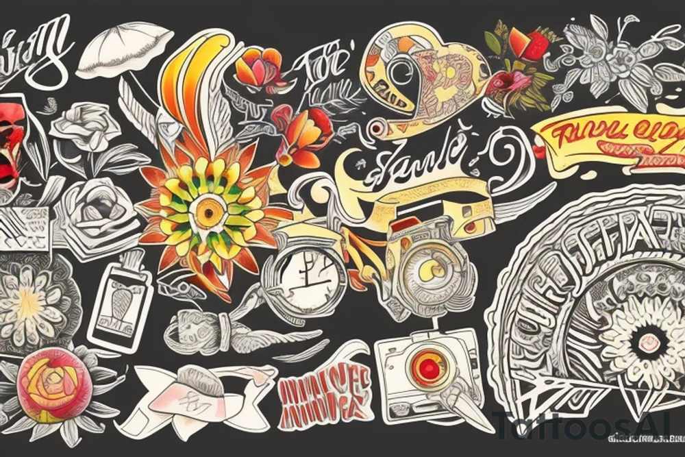 for a couple that enjoys traveling around the world. tattoo idea