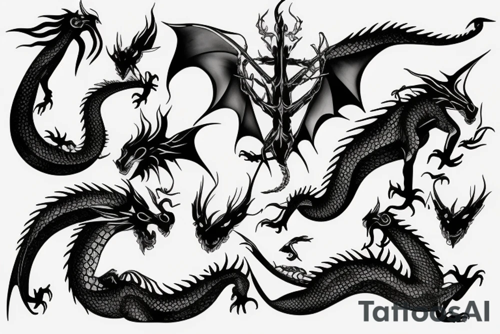Dragon tattoo idea