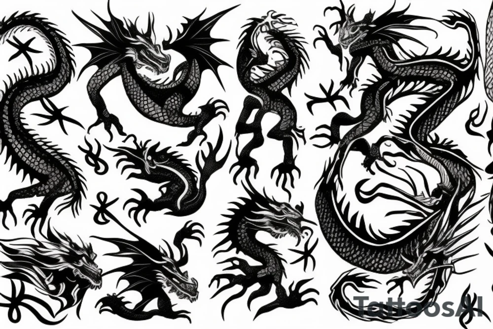 Dragon tattoo idea
