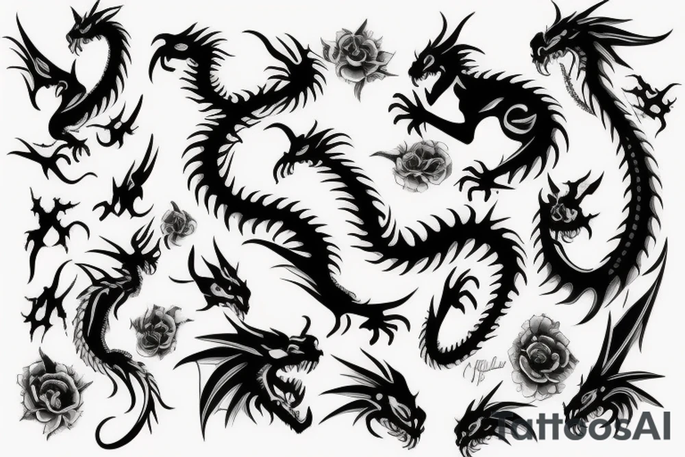 Dragon tattoo idea