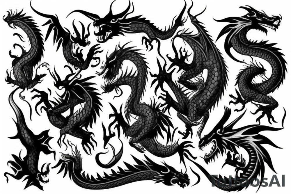 Dragon tattoo idea