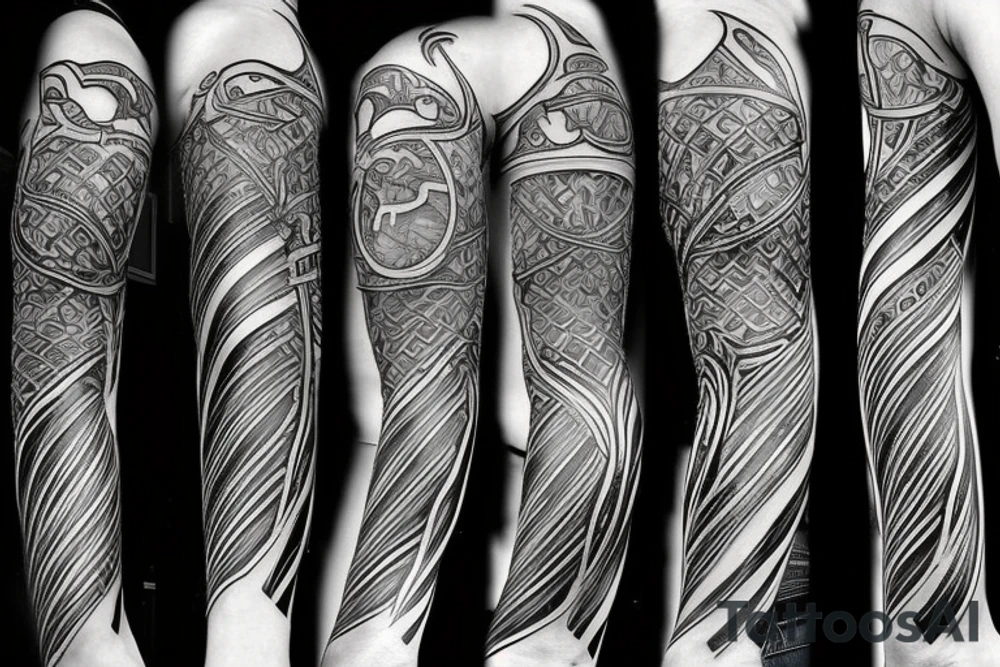 Kight holding sword up tattoo idea