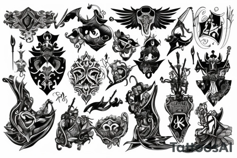 Knight tattoo idea