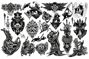 Knight tattoo idea