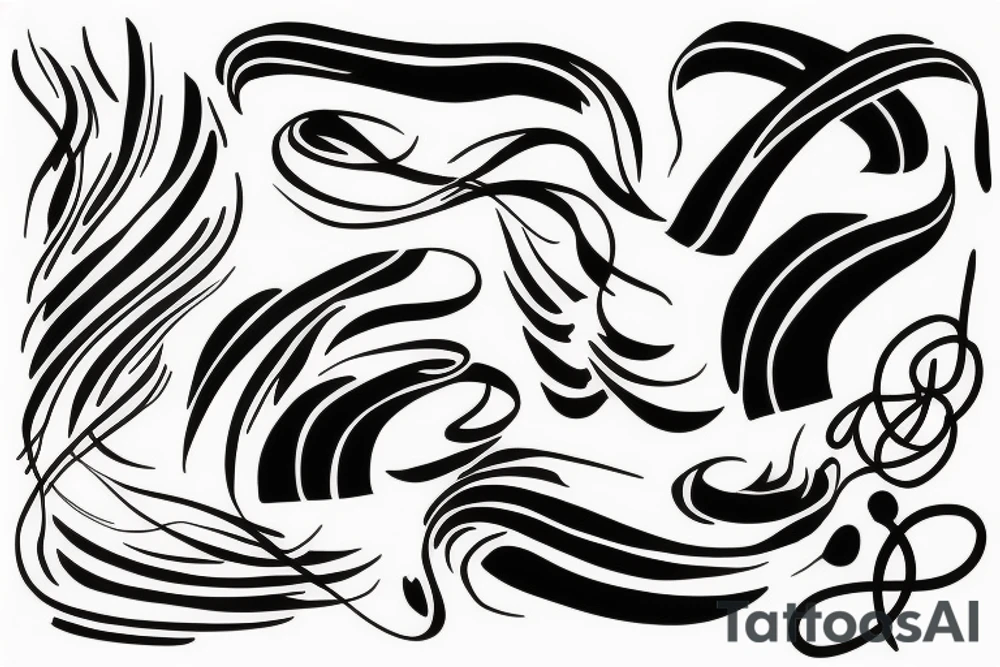 continuous line tattoo idea