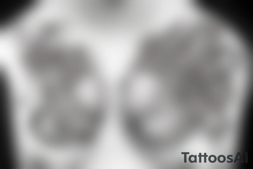 breasts tattoo idea