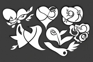 breasts tattoo idea