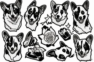 corgi tattoo idea