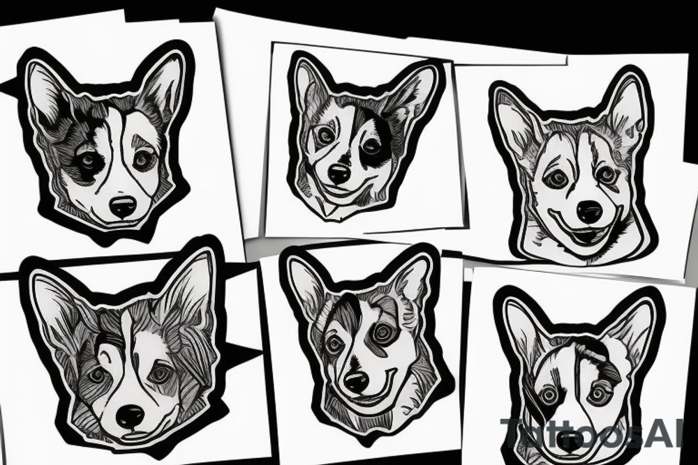 corgi tattoo idea
