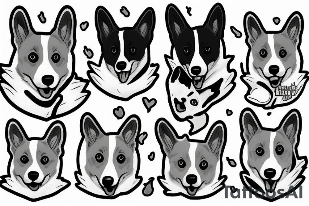 Maryland corgi tattoo idea