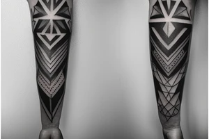 design me a geometric inner arm tattoo from shoulder to wrist that includes a side view of a woman's face. Include lightning strike components with a mix of electrical circuitry tattoo idea
