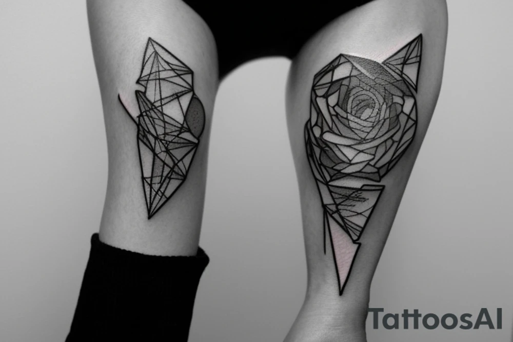 compose for my inner arm from shoulder to wrist, which includes a side view of a woman's face. Include lightning strike components with a mix of electrical circuitry tattoo idea