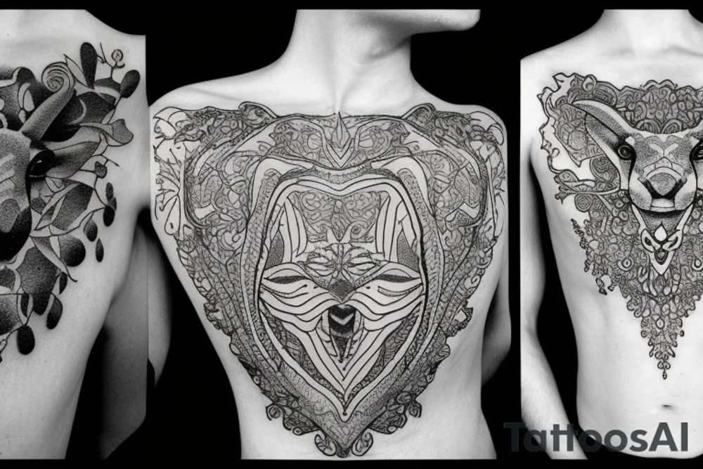 Taurus and Leo tattoo idea