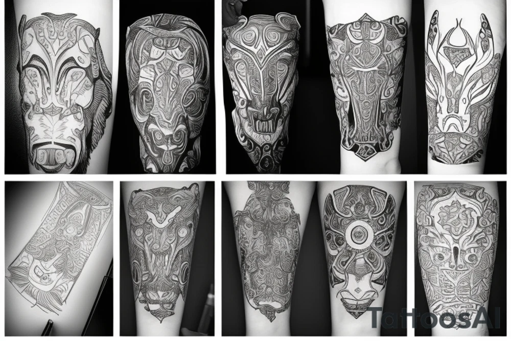 Taurus and Leo tattoo idea