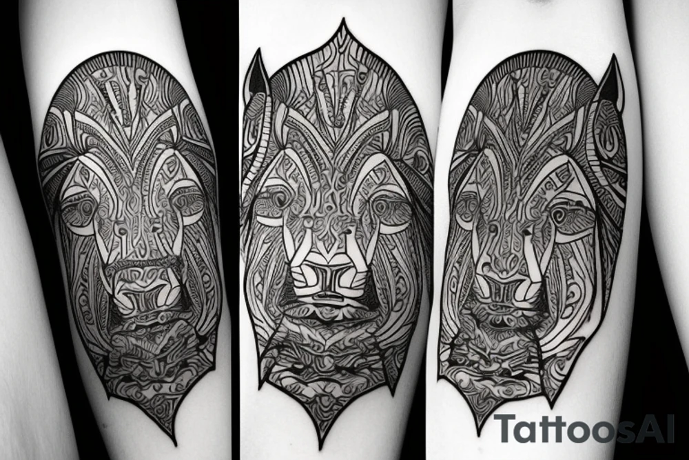 Taurus and Leo tattoo idea