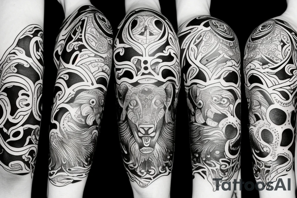Taurus Leo tattoo idea