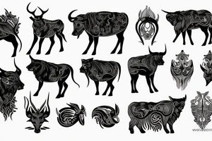 Taurus Leo tattoo idea