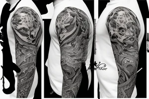 Taurus Bull body tattoo idea