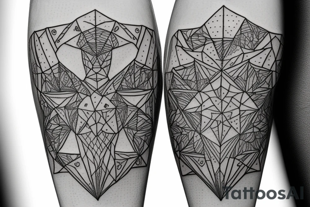 Taurus walking fine line outline tattoo idea