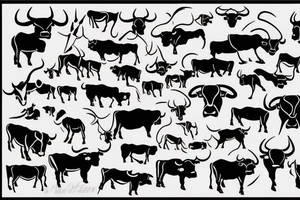 A bull tattoo idea