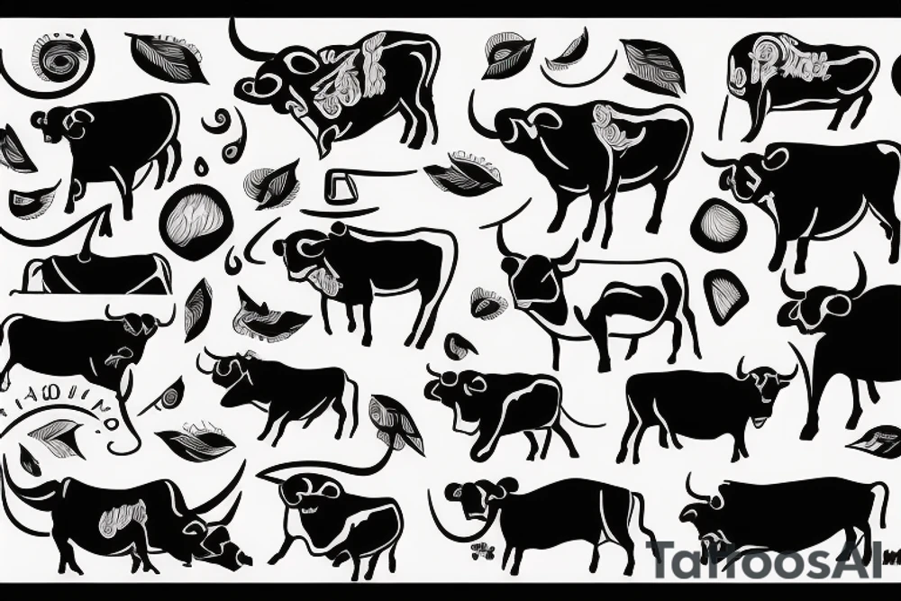 A bull tattoo idea