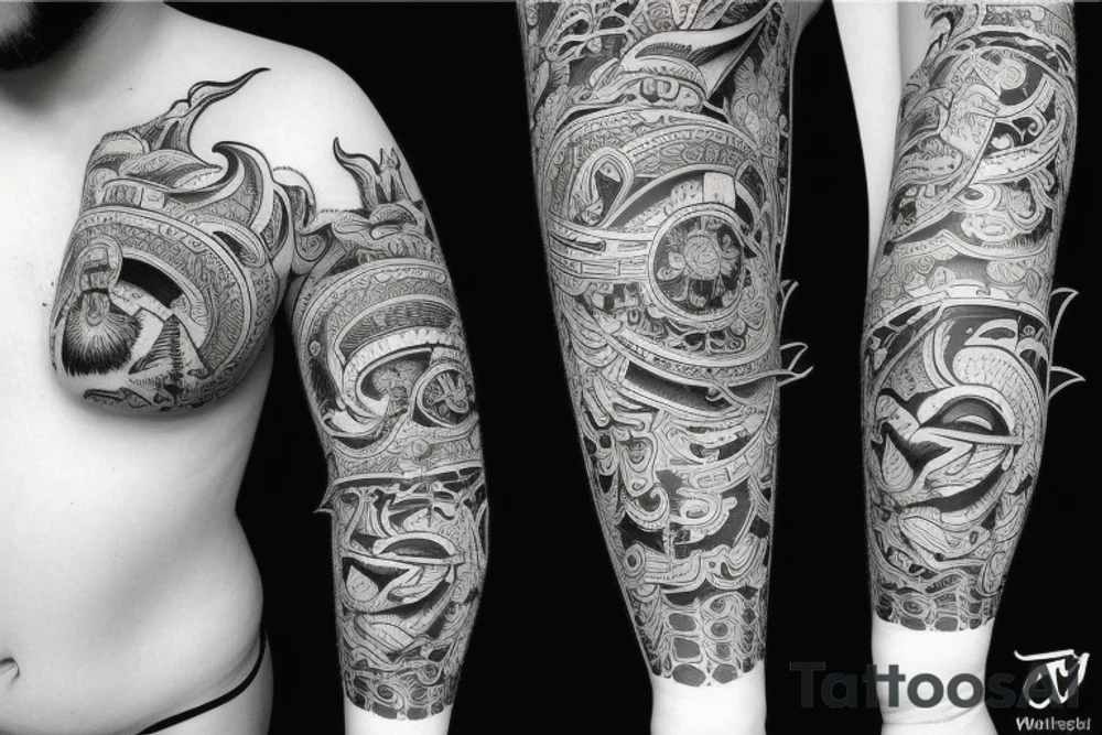 A bull tattoo idea